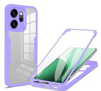 Kukoufey Compatible with Oppo A5x 5G Case,Coverwith Built-in Screen Protector Compatible with Oppo A5x 4G CPH2725 Case Cover Purple