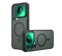 Kukoufey Compatible with Xiaomi 17 Pro Max Case Cover,Compatible with MagSafe,Compatible with Xiaomi 17 Pro Max 5G 2509FPN0BC Built-in Magnetic Anti-Shock Cell Phone Case Black