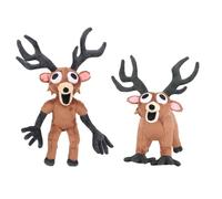 KUKUShining 99 Nights In The Forest Plush Toy, Charming Stuffed Animal The Deer Villain Game Characters Plushie for Collectors Video Game Fans Gifts(2pcs)