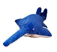 KUKUShining Adorable Hammerhead Shark Plush, Ultra Soft Ocean Toy for Kids Adults Playtime Gift Underwater Theme Room Decor Realistic Design(Blue,55cm/21.7in)