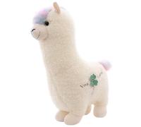 KUKUShining Alpaca Plush, Rainbow Lama Stuffed Animal Doll Dreamy Alpaca Pillow Fluffy Plushie Toy for Cuddling Collecting Playing(46cm/18.1in)