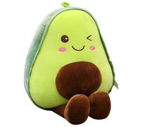 KUKUShining Avocado Plush, Cute Fruit Stuffed Throw Pillow Doll Decorative Cushion Food Shaped Plushie Toy Gift for Kids Girls(85cm/33.5in)