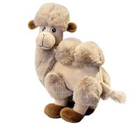 KUKUShining Bactrian Camel Plush, Cuddly Stuffed Wildlife Animal Plushie Toy Doll Soft Fluffy Desert Camel Soft Hugging Pillow(Grey,38cm/15in)