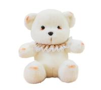KUKUShining Bear Plush, Cute Teddy Bears Stuffed Animal Dolls Soft Plushies Sleep Pillow with Bow for Gifts Sofa(Yellow,23cm/9.05in)