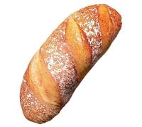 KUKUShining Bread Plush, Artificial Sesame Bread Pillow Stuffed Soft Baguette Cushion Food Plushie Toy for Home Kitchen Ornament(SnowflakeBread,75cm/29.5in)