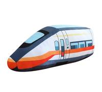 KUKUShining Bullet Train Plush Toy, Cute Creative Vehicle Shaped High Speed Rail Soft Vehicle Toys Plushies For Kids
