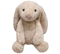 KUKUShining Bunny Plush, Soft Cuddly Stuffed Animal Lifelike Lop Eared Rabbit Plushies Toy Dolls for Kids Cuddles Playtime(Khaki,20cm/7.8in)
