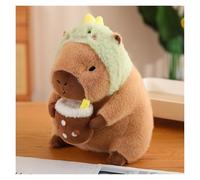 KUKUShining Capybara Plush Toy, 12-Inch Large Soft Kawaii Capybara Plush Pillow With Avocado, Cuddle Gift For Kids, Boys And Girls(Dinosaur,40cm0.6kg)
