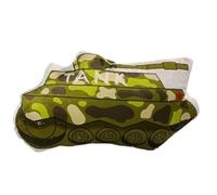 KUKUShining Car Plush Toy, Cute Fire Truck Cartoon Stuffed Soft Pillow Creative Shaped Plushies for Cushion Couch Gifts(Tank)