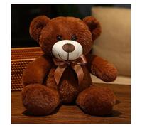 KUKUShining Charming Teddy Bear Plush, Soft And Huggable Stuffed Toy, Great For Kids Adults Perfect For Snuggling, Play, And Home Decoration(Brown)