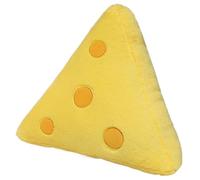 KUKUShining Cheese Bread Plush, Cute Stuffed Bread Throw Pillow Doll Soft Decorative Cushion Funny Food Plushie Toy Gift for Kids