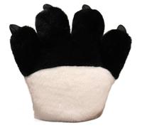 KUKUShining Claws Plush, Cute Soft Stuffed Animal Cartoon Tiger Bear Claws Toy for Halloween Cosplay Fashion Decor(Black)