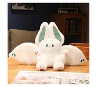 KUKUShining Cute Bat Plush, Soft Fluffy Rabbit Plushie Cartoon Bunny Toy Doll for Kids Adults Halloween Birthday Gifts(Green,35cm/13.8in)