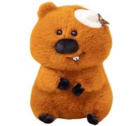 KUKUShining Cute Beaver Plush Toy, Soft Cartoon Fluffy Cuddly Stuffed Animal Dolls Soft Cute Plushie for Gift Birthday(Standing)