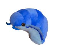 KUKUShining Cute Insect Plush Toy, Bug Huggable Stuffed Animal Pillow, Waterbear Woodlouse Plushie,Kids Dolls Girls Boys Gift Home Decoration(Blue,30cm/11.8in)
