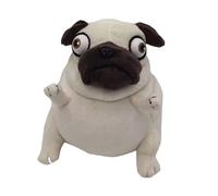KUKUShining Cute Pug Plush Toy,Squishy, Soft Stuffed Animal Plushie for Kids, Pet Lovers, and Unique Gift for Pug Enthusiasts and Birthdays(Pug)
