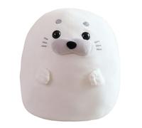 KUKUShining Cute Seal Plush, Seal Stuffed Animal Plushie Toy Kawaii Seal Cuddly Pillow Toy for Boys Girls Children Birthday Gifts(White,40CM/15.7IN)