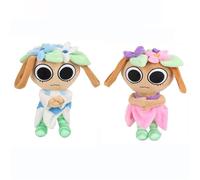 KUKUShining Dandy's World Plush, Cuddly Soft Stuffed Animal Puppet Pillow Funny Plushies Toy for Birthday (2PCS-B)