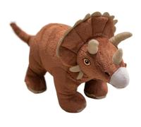 KUKUShining Dinosaur Plush, T-Rex Stuffed Animal Dinos Puppet Cute Triceratops Plushie Toy Birthday Gift for Childrens(Triceratops,44cm/17.32in)