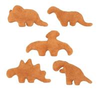 KUKUShining Dinosaur Plush Toy, Chicken Nugget Stuffed Animals Soft Funny Pillow Cute Plushie For Kids Birthday Sofa(5pcs)