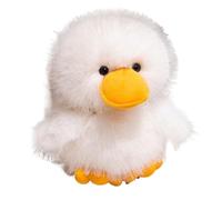KUKUShining Duck Plush, Soft Kawaii Stuffed Animal Dolls Cute Toy Furry Pillow Cuddly Plushie for Sofa Kids Birthday(White,30cm/11.8in)