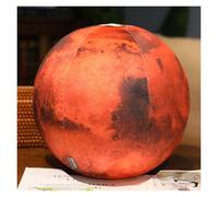 KUKUShining Earth Sun Planet Plush, Space Solar System Stuffed Toys Home Decoration Pillow Universe Stress Balls For Kids Teens(Mars,17cm/6.7in)