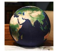 KUKUShining Earth Sun Planet Plush, Space Solar System Stuffed Toys Home Decoration Pillow Universe Stress Balls For Kids Teens(Darkblueearth,17cm/6.7in)