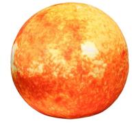 KUKUShining Earth Sun Planet Plush Toy, Simulation Soft Stuffed Pillow Hugging Plushie Educational Gift For Kids Boys Girls(Sun,17cm/6.7in)