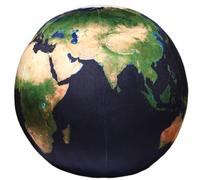 KUKUShining Earth Sun Planet Plush Toy, Simulation Soft Stuffed Pillow Hugging Plushie Educational Gift For Kids Boys Girls(Earth,17cm/6.7in)