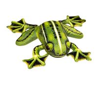 KUKUShining Frog Plush, Simulation Stuffed Animals Figurine Froggy Wildlife Plushie Toy for Garden Patio Yard Room Ornaments(Green,28cm/11in)