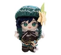 KUKUShining Genshin Impact Plush, 20CM Anime Dress Up Doll With Clothes Cute Soft Stuffed Plushie Toy for Gamer Fans Gift(Venti)