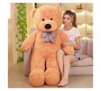 KUKUShining Giant Teddy Bear Plush, Soft Stuffed Animal Toy Plushie, for Kids Girls, Cozy Relaxation, Adorable Home Decor Accent(Lightbrown,80cm/31.5in)
