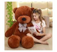 KUKUShining Giant Teddy Bear Plush, Soft Stuffed Animal Toy Plushie, for Kids Girls, Cozy Relaxation, Adorable Home Decor Accent(Darkbrown,80cm/31.5in)