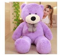 KUKUShining Giant Teddy Bear Plush, Soft Stuffed Animal Toy Plushie, for Kids Girls, Cozy Relaxation, Adorable Home Decor Accent(Purple,80cm/31.5in)