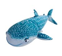 KUKUShining Giant Whale Shark Plush Toy, Soft Fluffy Plush Shark Doll, Ideal For Kids, Birthdays, Christmas, And Room Decor