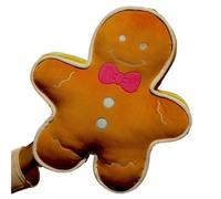 KUKUShining Gingerbread Man Plush, Christmas Stuffed Doll Soft Throw Pillow Decor Cushion Plushie Toy for Festive Ornament(Yellow,60cm/23.9in)