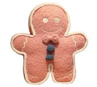 KUKUShining Gingerbread Man Plush, Christmas Stuffed Doll Soft Throw Pillow Decor Cushion Plushie Toy for Festive Ornament(Pink,60cm/23.9in)