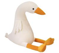 KUKUShining Goose Plush, Cute Soft Stuffed Animals White Swan Plushie Toy Long Legged Doll Hugging Pillow Companion for Kids Adults(105cm/41.3in)