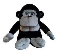 KUKUShining Gorilla Plush Toy, Cute Stuffed Animals Cuddly Fluffy Soft Plushies Pillows for Gift Kids Christmas Easter(23cm/9in)