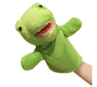 KUKUShining Hand Puppet Plush, Cute Shark Stuffed Animal with Moveable Mouth Puppets Plushies Toy for Role Play Teaching Gift(Dinosaur)