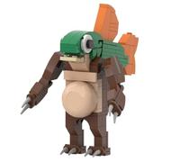 KUKUShining Italian Brainrot Building Blocks Model, Funny Animal Micro Miniature Buildings Set with Instructions For Kids Adults Gifts(Trippi Troppi)