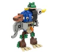 KUKUShining Italian Brainrot Building Blocks Model, Funny Animal Micro Miniature Buildings Set with Instructions For Kids Adults Gifts(Fusion A)