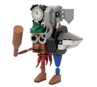KUKUShining Italian Brainrot Building Blocks Model, Funny Animal Micro Miniature Buildings Set with Instructions For Kids Adults Gifts(Fusion D)