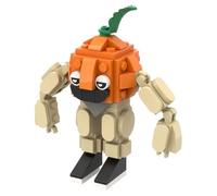 KUKUShining Italian Brainrot Building Blocks Model, Funny Animal Micro Miniature Buildings Set with Instructions For Kids Adults Gifts(Udin Din Din Dun)