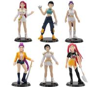 KUKUShining Kpop Demon Figures, Cute Unique Funny Collectible Toy Model Set for Hunters Fans Halloween Birthday Desktop Gifts(6pcs D)