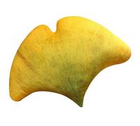 KUKUShining Leaf Plush Pillow, Soft Stuffed Throw Pillows Maple Shaped Decorative Cushion Plant Plushie Toy for Room Garden Ornament(Yellow)