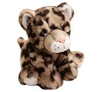 KUKUShining Leopard Plush, Cuddly Stuffed Animal Puppet Fluffy Kawaii Cheetah Plushie Toy for Birthday Valentines Gifts
