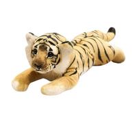 KUKUShining Leopard Plush Toy, Cute Stuffed Animal Lion Dolls Comfortable Pillow Tiger Plushie for Kids Birthday Sofa(Tiger,48cm/18.9in)