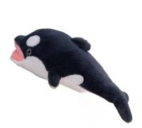 KUKUShining Orca Plush, Soft Killer Whale Ocean Stuffed Animal Cute Cartoon Seals Dolls for Birthday Gift Adults(Whales)