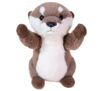 KUKUShining Otter Plush, Soft Stuffed Wild Animals Dolls Cute Furry Sea Otter Plushie Toy Home Decoration Gifts for Kids(35cm/13.77in)